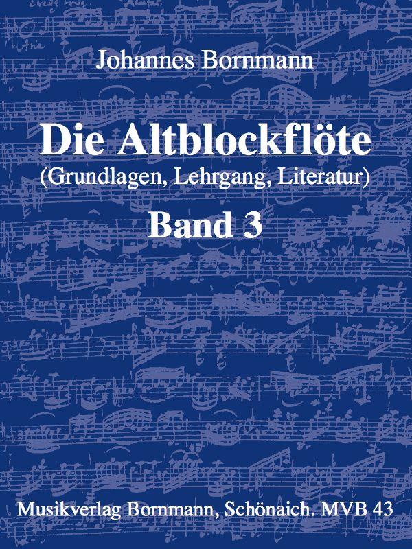 Die Altblockflöte - Band 3