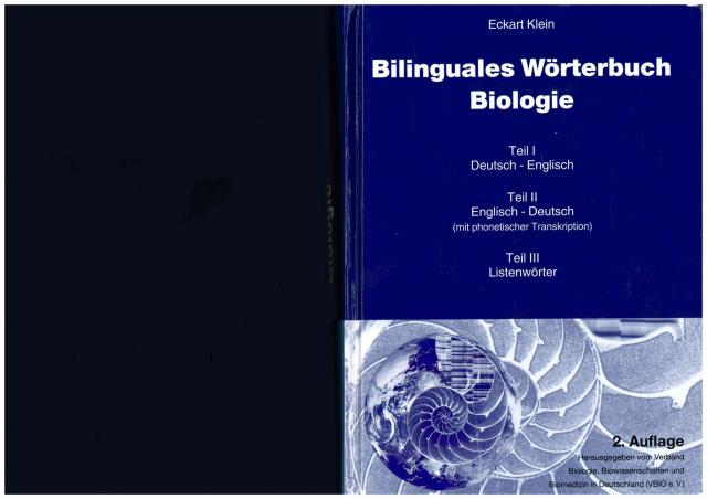 Bilinguales Wörterbuch Biologie