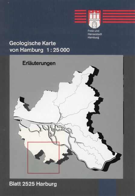 Geologische Karte von Hamburg - Blatt 2525 Harburg