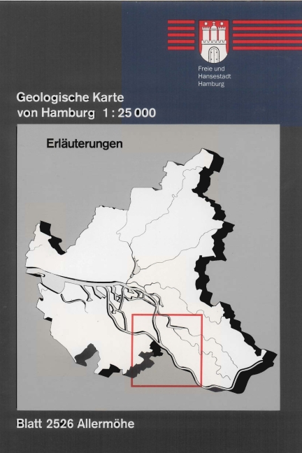 Geologische Karte von Hamburg - Blatt 2526 Allermöhe