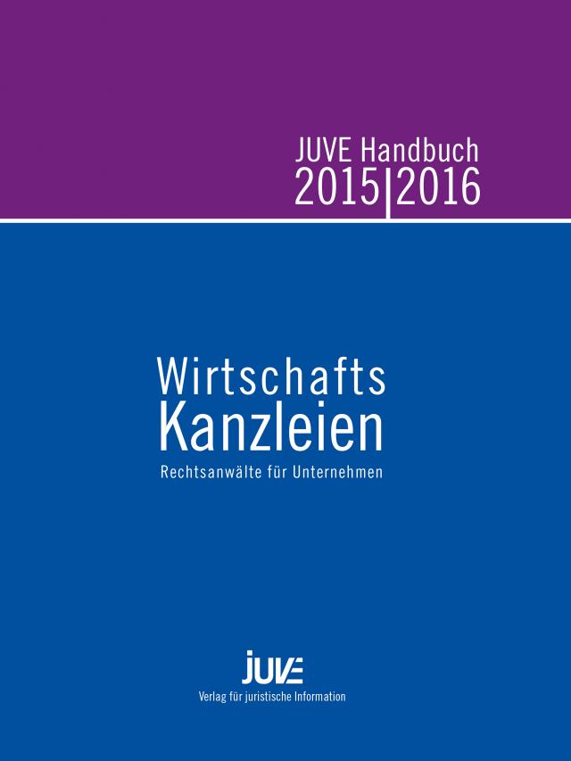 JUVE Handbuch Wirtschaftskanzleien 2015/2016