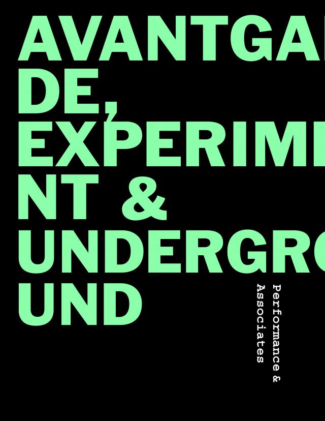 Avantgarde, Experiment & Underground Bd.5