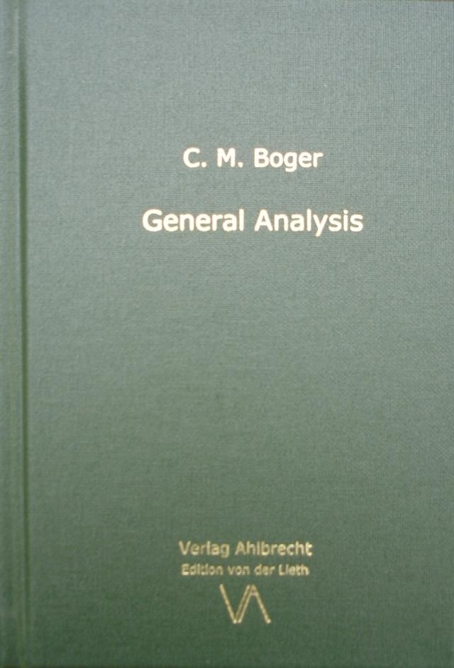 General Analysis