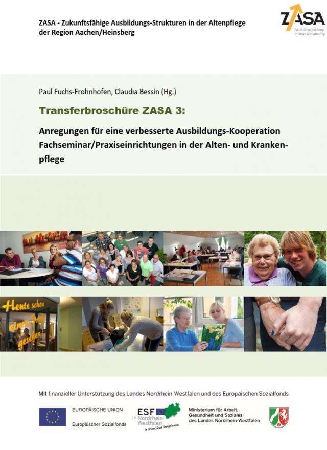 Anregungen für eine verbesserte Ausbildungs-Kooperation Fachseminar/Praxiseinrichtungen in der Alten- und Kranken- pflege