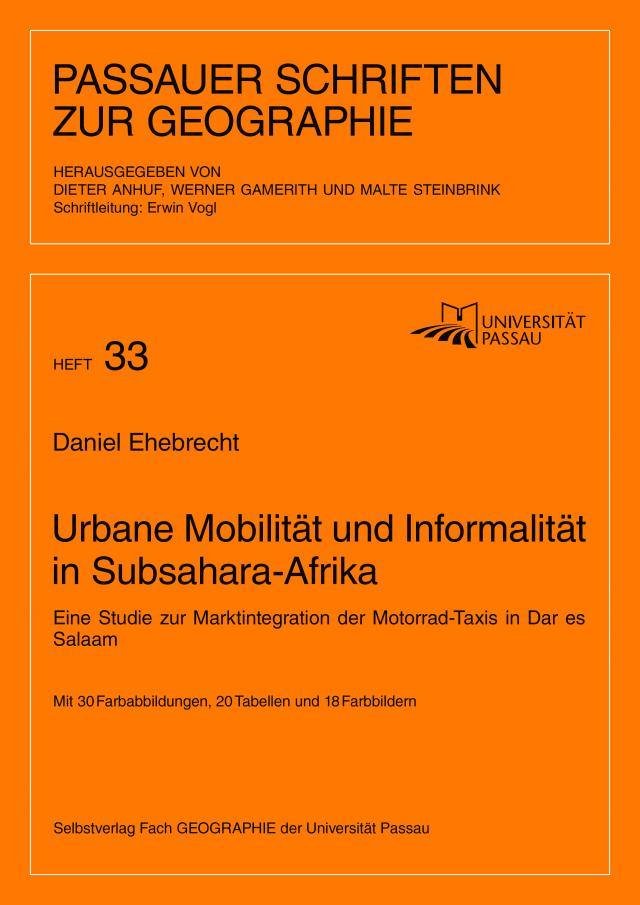 Urbane Mobilität und Informalität in Subsahra-Afrika