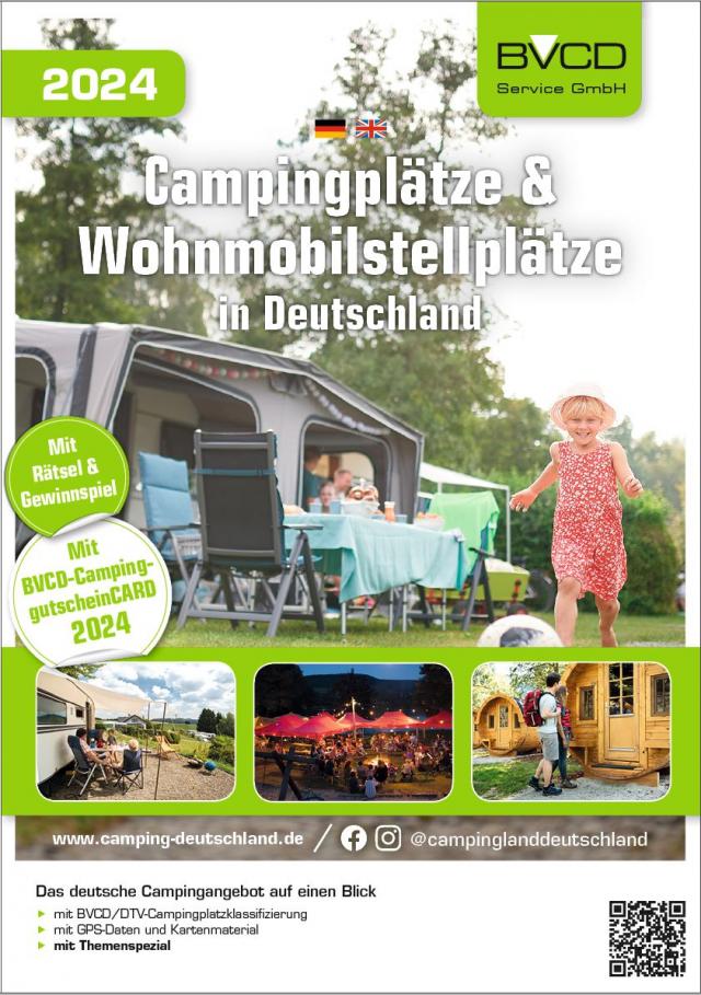 Campingplätze & Wohnmobilstellplätze in Deutschland 2024