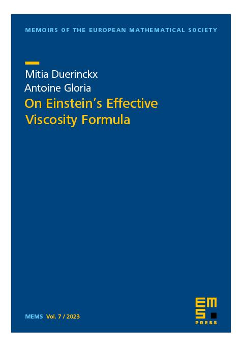 On Einstein’s Effective Viscosity Formula
