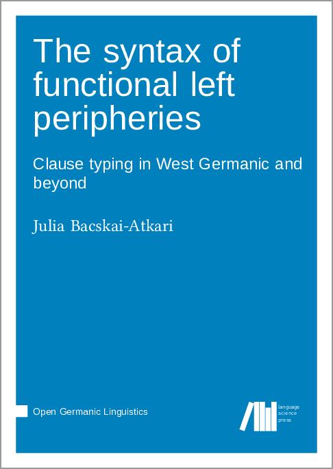 The syntax of functional left peripheries