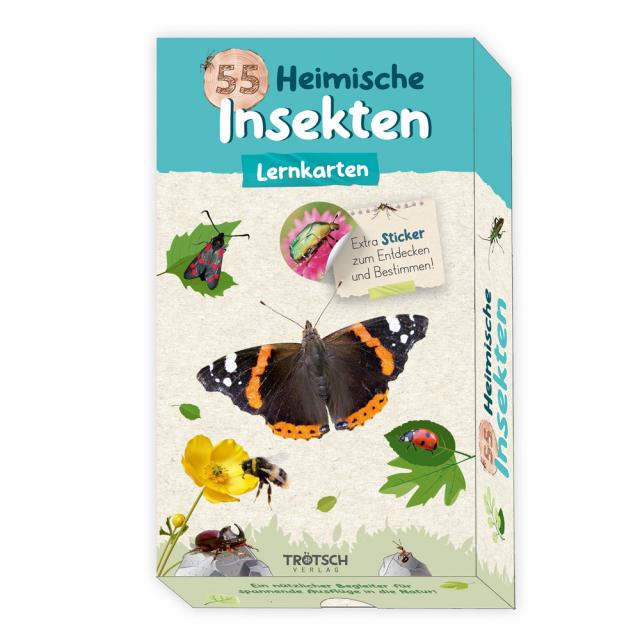 Trötsch 55 Lernkarten Heimische Insekten
