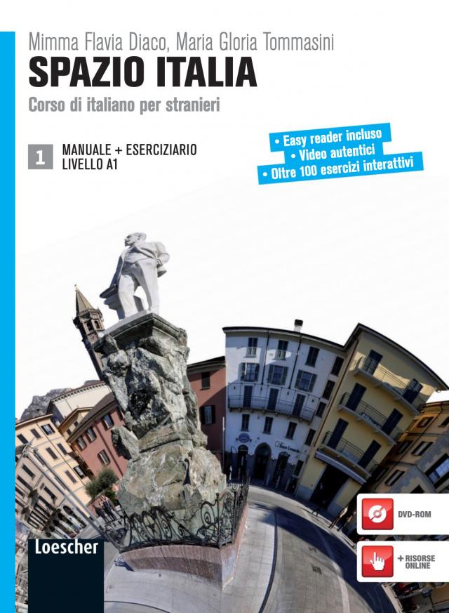 Spazio Italia 1 Manuale + Eserciziario + DVD (A1)