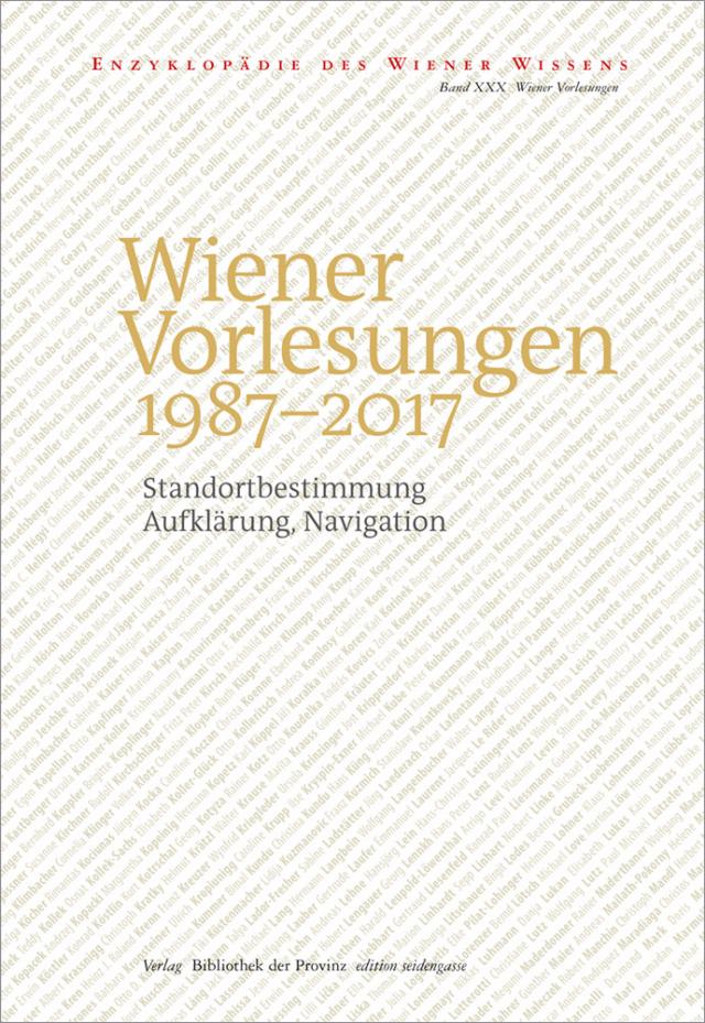Wiener Vorlesungen 1987–2017
