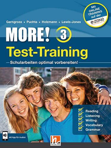 MORE! 3 NEU Test-Training General Course und Enriched Course|Mit App für Audios + Access Code für Online-Training (Helbling Languages). 10.2018. Paperback / softback.