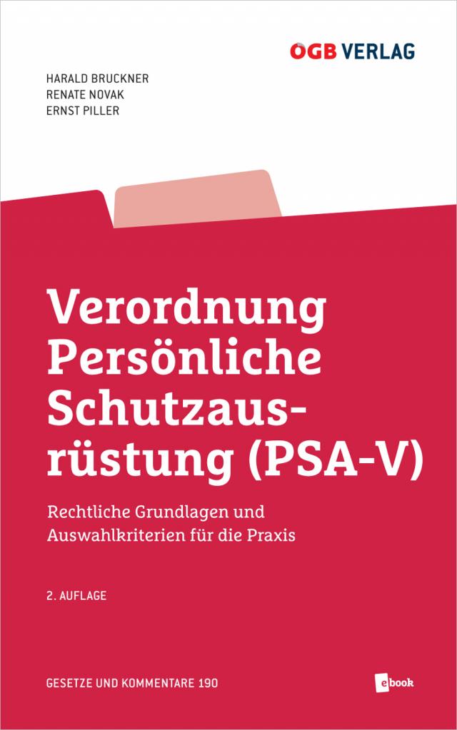 Verordnung Persönliche Schutzausrüstung (PSA-V)