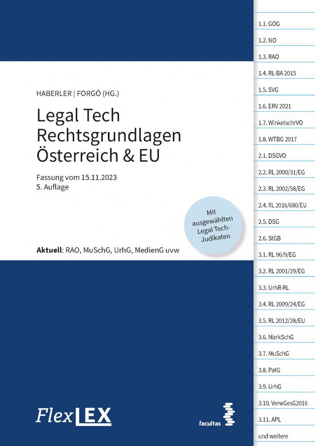 FlexLex Legal Tech Rechtsgrundlagen Österreich & EU