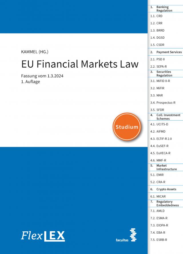 FlexLex EU Financial Markets Law | Studium