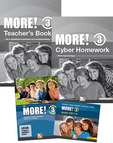 MORE! 3 Lehrerpaket analog ohne Test builder Enriched Course