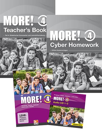 MORE! 4 Lehrerpaket analog ohne Test builder Enriched Course