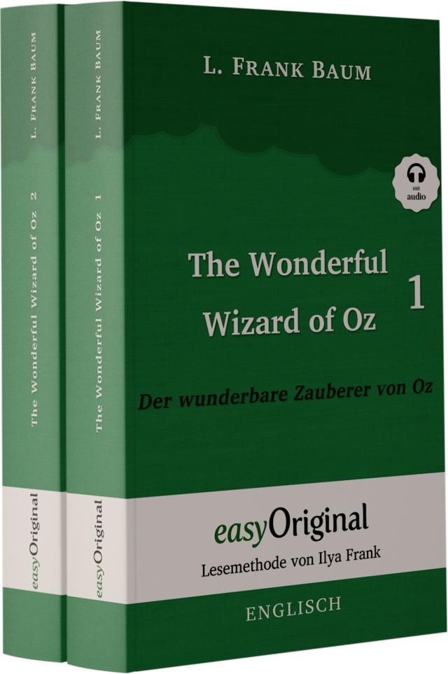 The Wonderful Wizard of Oz / Der wunderbare Zauberer von Oz - 2 Teile (Buch + 2 MP3 Audio-CDs) - Lesemethode von Ilya Frank - Zweisprachige Ausgabe Englisch-Deutsch, m. 2 Audio-CD, m. 2 Audio, m. 2 Audio, 2 Teile