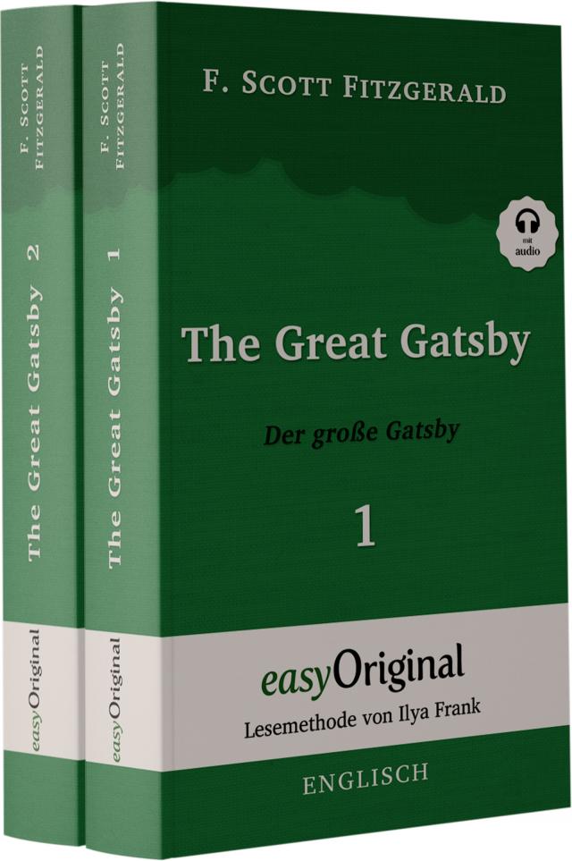 The Great Gatsby / Der große Gatsby - 2 Teile (Buch + Audio-Online) - Lesemethode von Ilya Frank - Zweisprachige Ausgabe Englisch-Deutsch