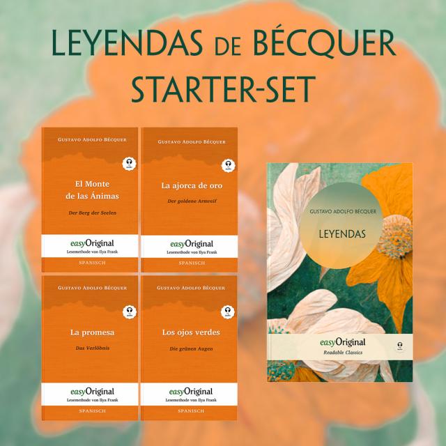 Leyendas de Bécquer (mit Audio-Online) - Starter-Set - Spanisch-Deutsch