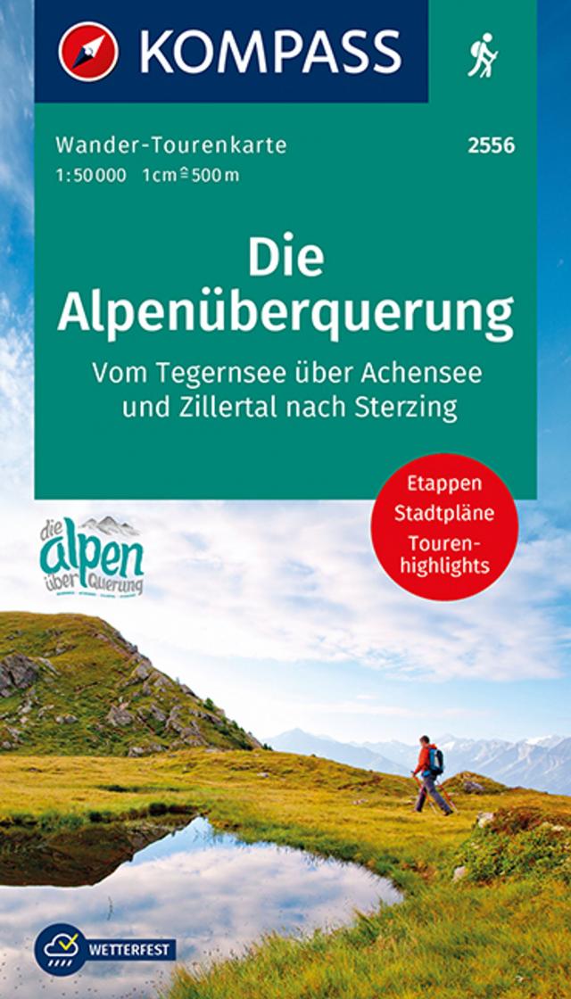 Die Alpenüberquerung 1:50000