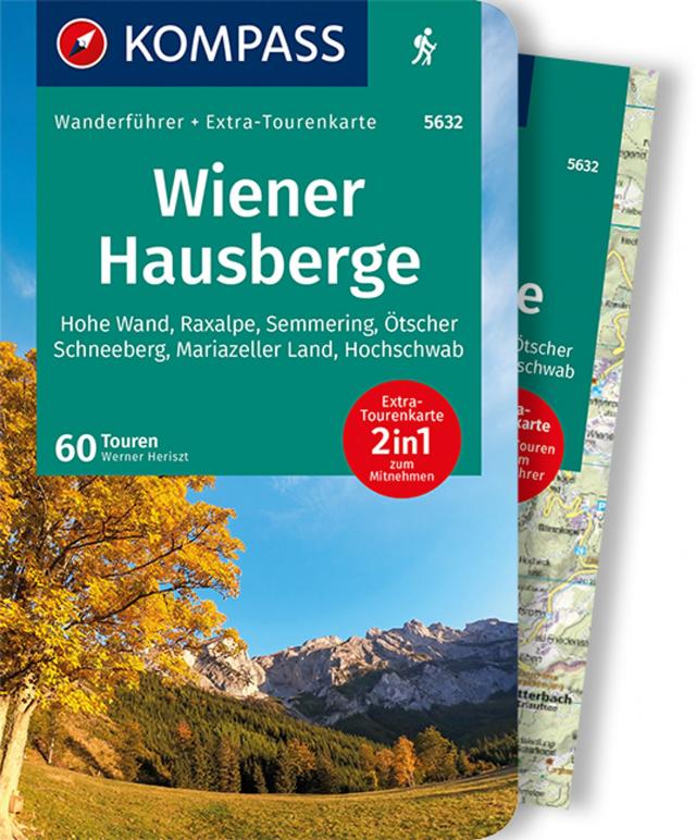KOMPASS Wanderführer Wiener Hausberge, 60 Touren mit Extra-Tourenkarte