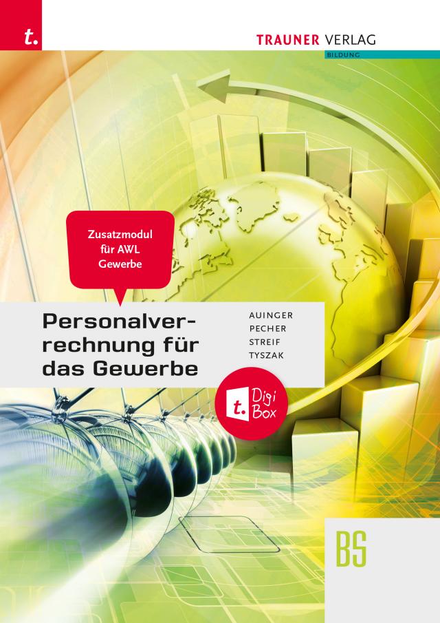 Personalverrechnung für das Gewerbe – Zusatzmodul Angewandte Wirtschaftslehre + TRAUNER-DigiBox