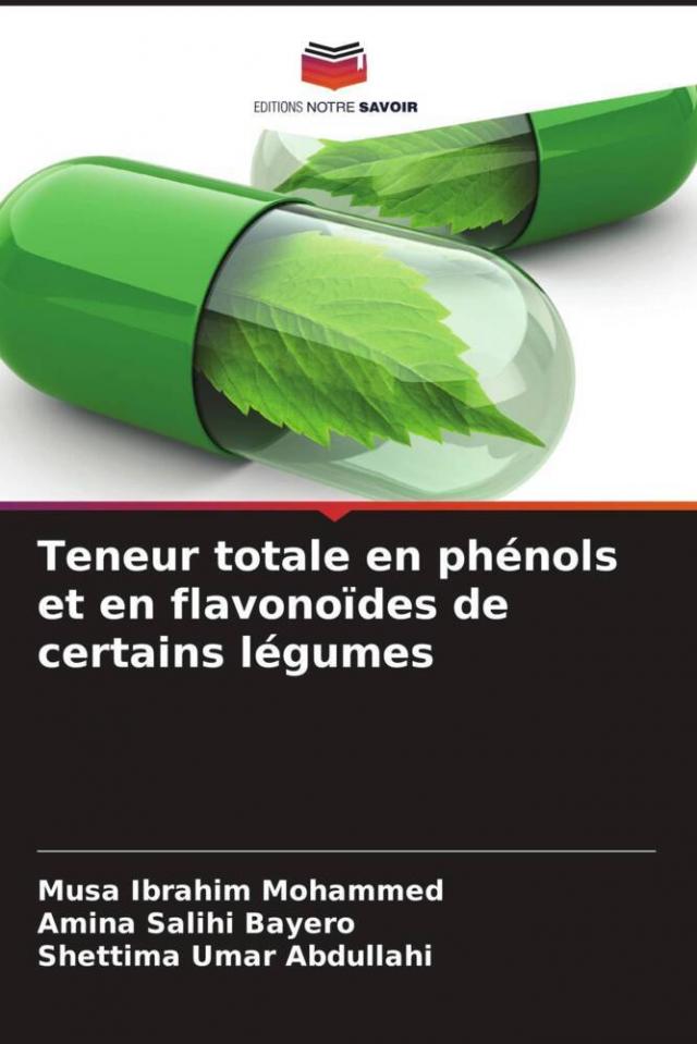 Teneur totale en phénols et en flavonoïdes de certains légumes