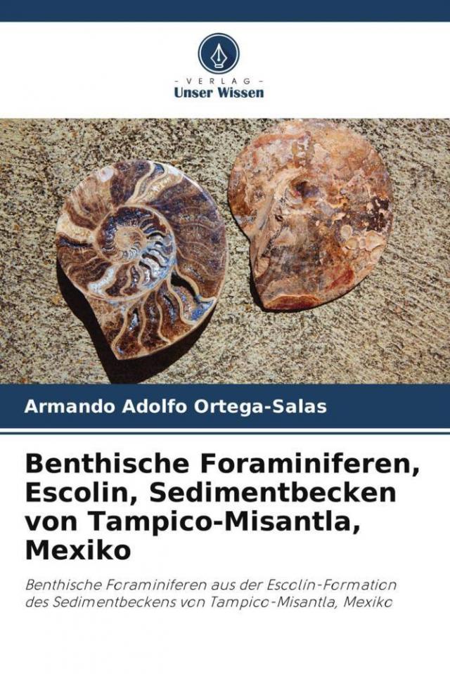 Benthische Foraminiferen, Escolin, Sedimentbecken von Tampico-Misantla, Mexiko