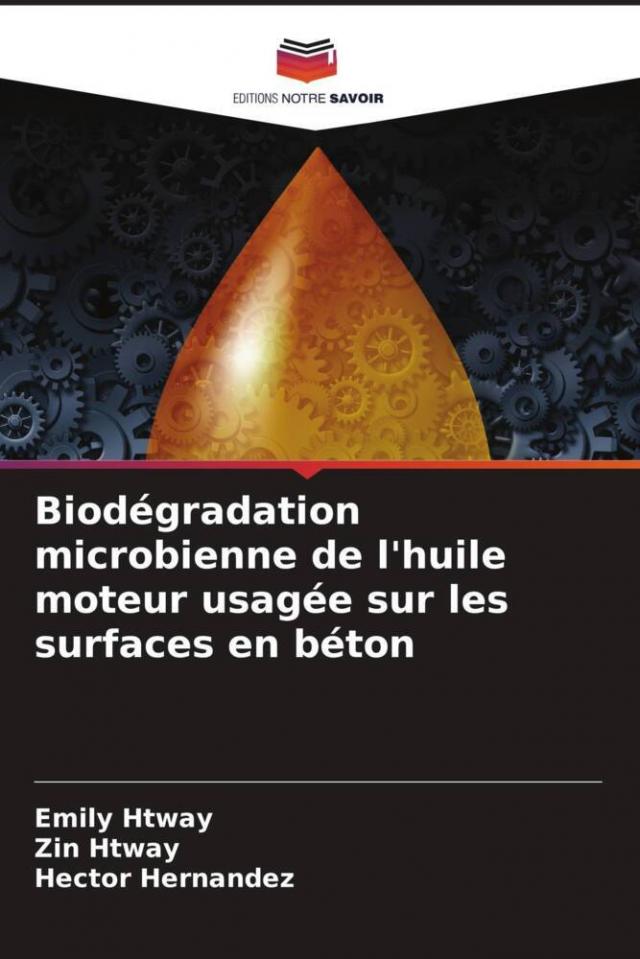 Biodégradation microbienne de l'huile moteur usagée sur les surfaces en béton