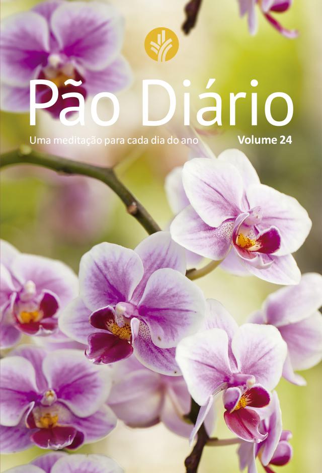 Pão Diário volume 24 - Capa flores