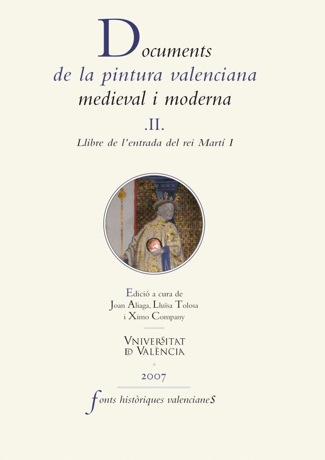Documents de la pintura valenciana medieval i moderna II.