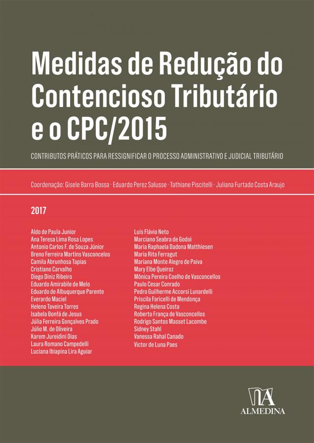 Medidas de Redução do Contencioso e o CPC/2015