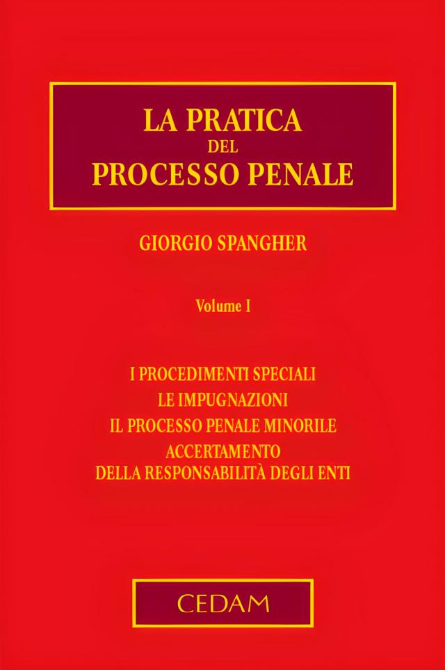 La pratica del processo penale. Volume I