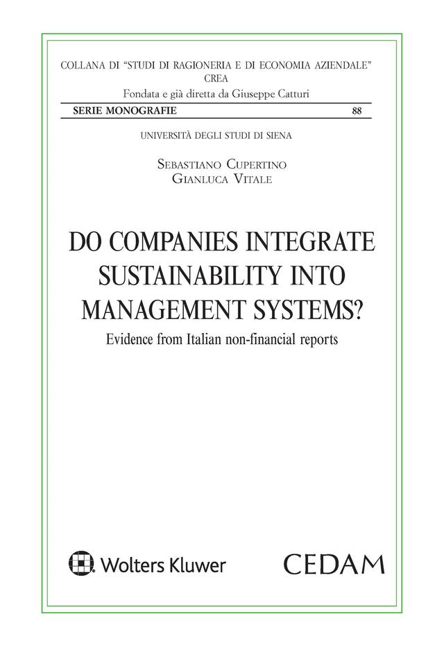 Do companies integrate sustainability into management systems?