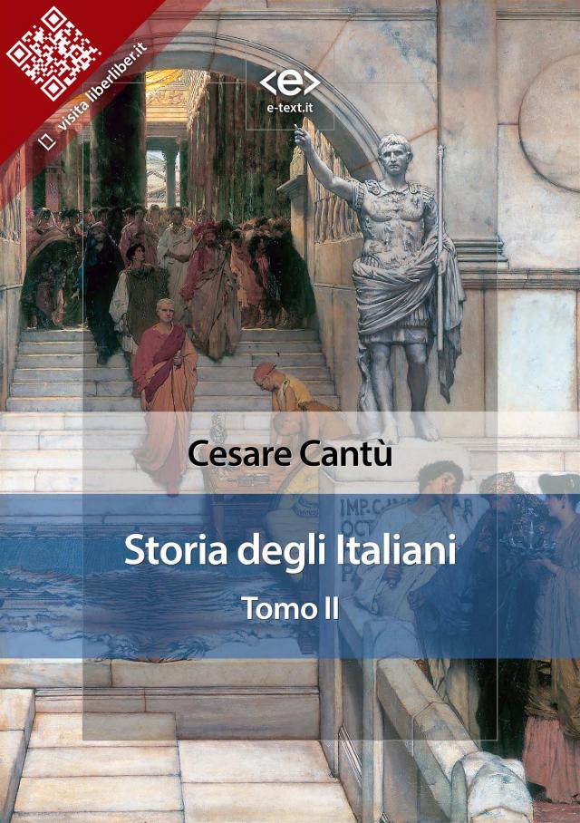 Storia degli Italiani. Tomo II