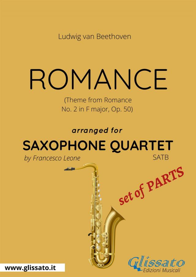 Romance - Saxophone Quartet set of PARTS