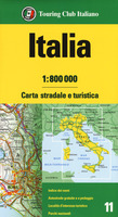 Italia 1:800.000. Carta stradale e turistica
