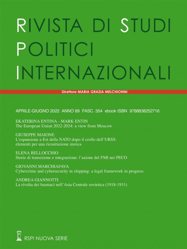 Rivista di Studi Politici Internazionali 2/2022