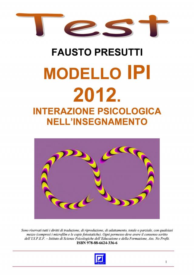 Modello IPI 2012
