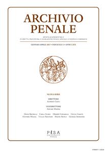 Archivio Penale 1/2017