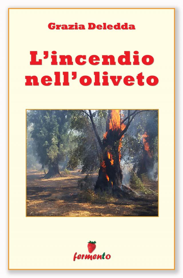 L'incendio nell'oliveto