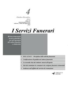 I servizi funerari - N. 4-2014