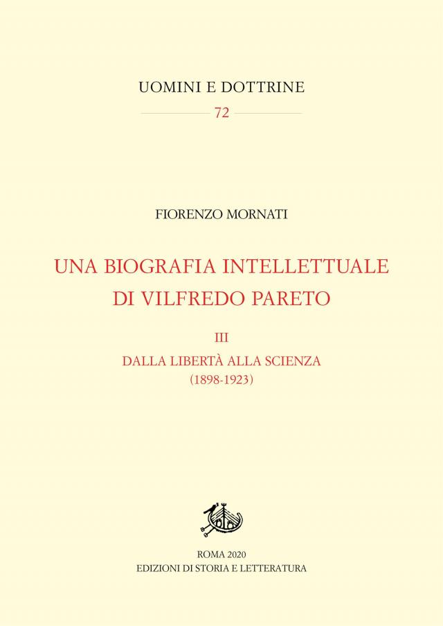 Una biografia intellettuale di Vilfredo Pareto, III