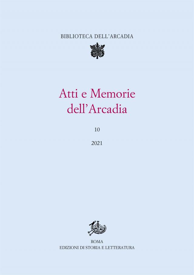 Atti e memorie dell'Arcadia