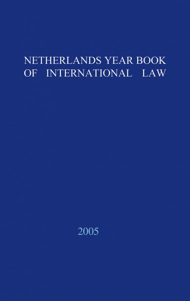 Netherlands Yearbook of International Law - 2005