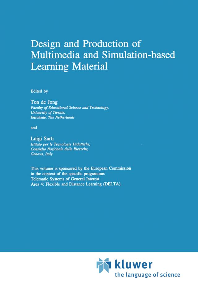 Design and Production of Multimedia and Simulation-based Learning Material