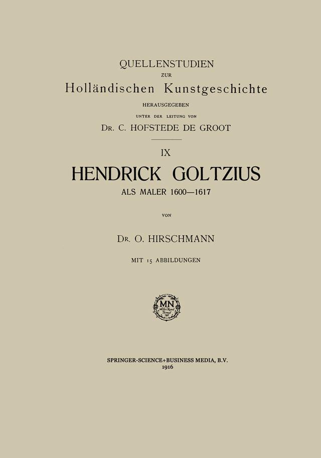 Hendrick Goltzius als Maler, 1600–1617