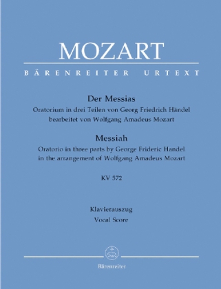 Der Messias KV 572 (Mozart/Händel), Klavierauszug