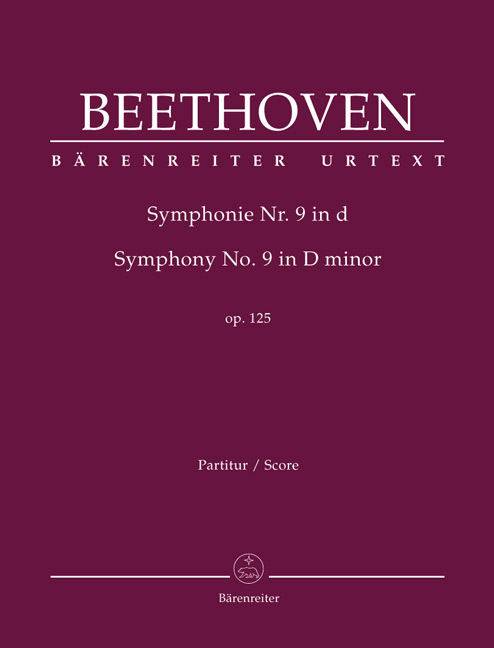 Symphonie Nr. 9 d-Moll op. 125, Partitur